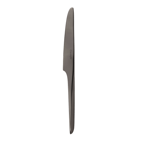 christofle Black Stainless Steel Table Knife L'Âme de Christofle