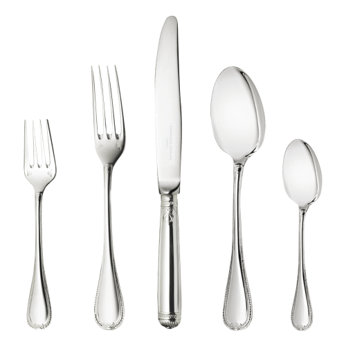 christofle 5-Piece Flatware Set Malmaison