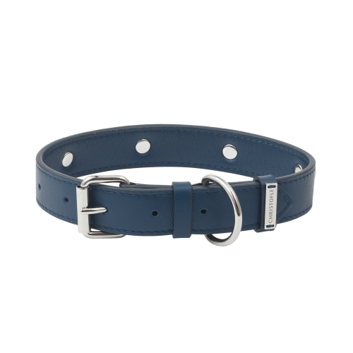 christofle Calf Leather Collar - Size 2 Royal Jack
