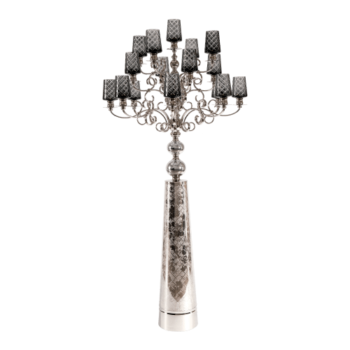 christofle Crystal Chandelier Floor Lamp
