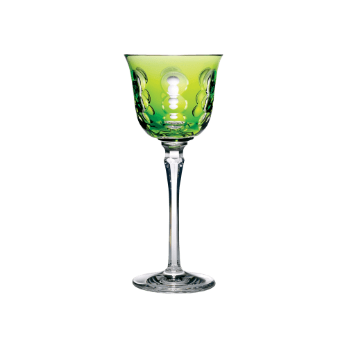 christofle Lime Crystal Wine Glass Kawali
