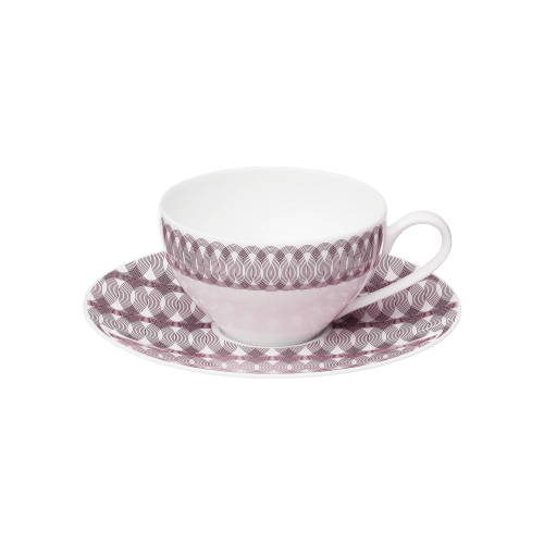 christofle Porcelain Tea Cup & Saucer Mood Nomade