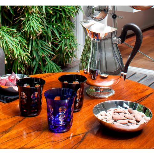 christofle Set of Blue Glasses Kawali
