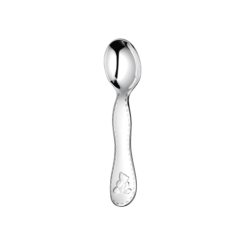 christofle Silver-Plated Baby Spoon Charlie Bear