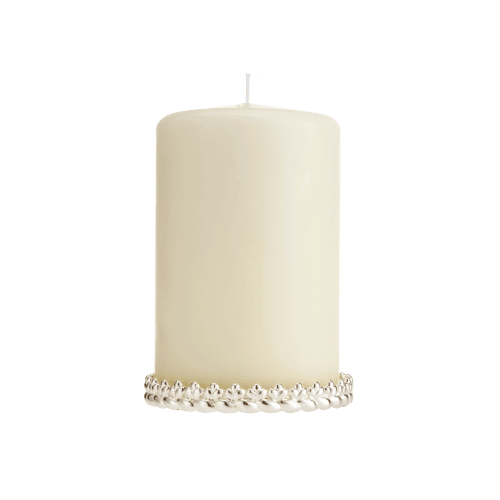 christofle Silver-Plated Candle Holder Babylone