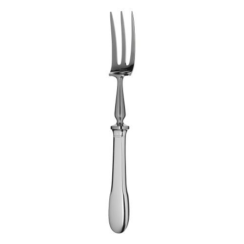 christofle Silver-Plated Carving Fork Cluny