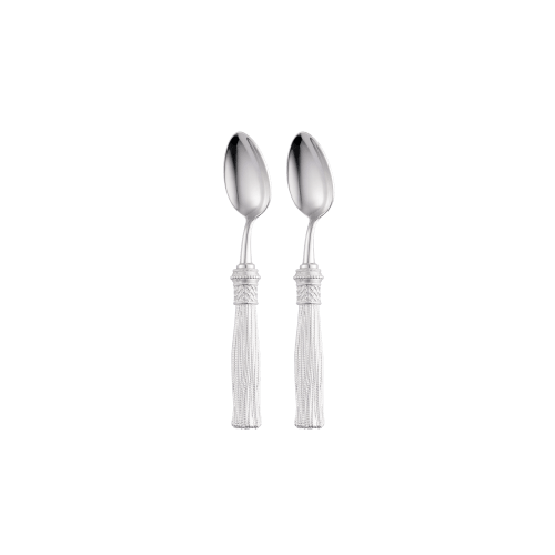 christofle Silver-Plated Coffee Spoon Set Pompon