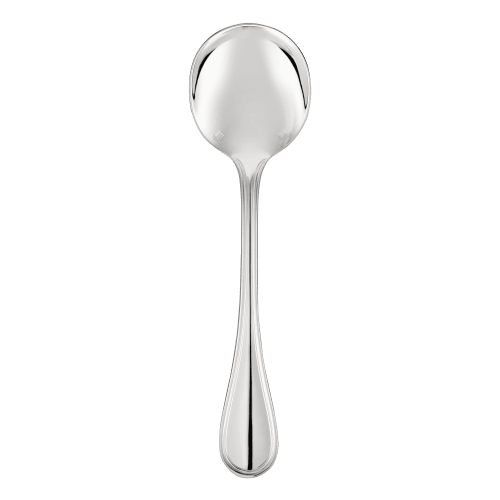 christofle Silver-Plated Cream Soup Spoon Albi
