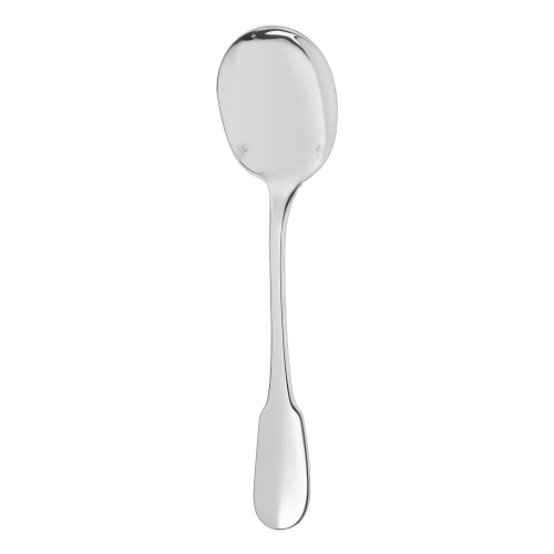 christofle Silver-Plated Cream Soup Spoon Cluny
