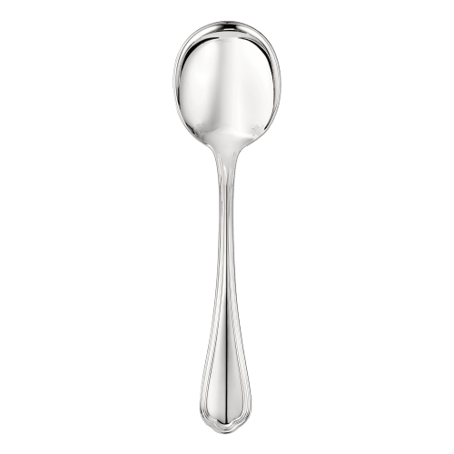 christofle Silver-Plated Cream Soup Spoon Spatours
