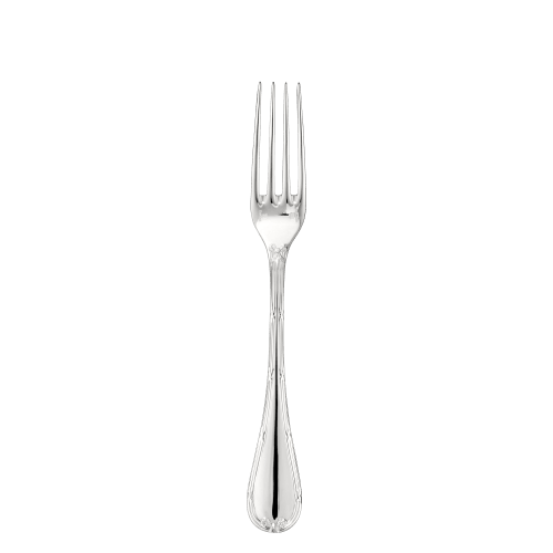 christofle Silver-Plated Dessert Fork Rubans Mat