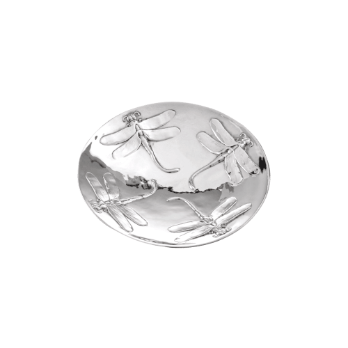 christofle Silver-Plated Dragonfly Bowl Gallia