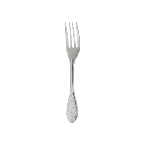 christofle Silver plated Fish fork Royal Cisele