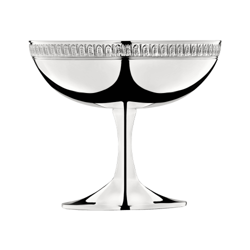 christofle Silver-Plated Ice Cream Bowl Malmaison