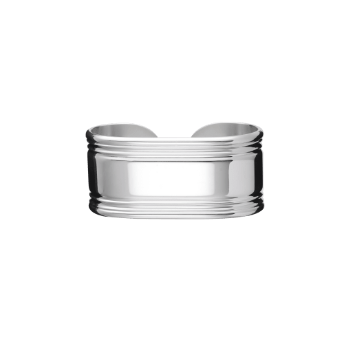 christofle Silver-Plated Opened Napkin Ring Rosine