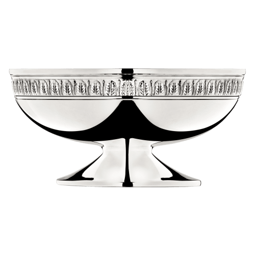 Christofle Silver-Plated Pedestal Bowl Malmaison