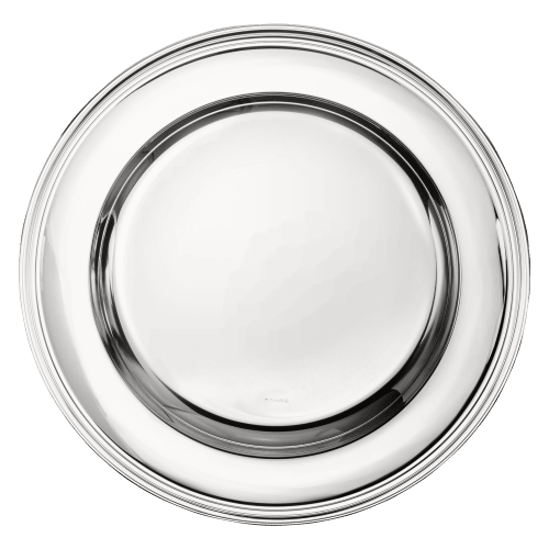 christofle Silver-Plated Round Platter - 16 in Albi