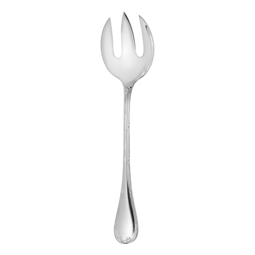 christofle Silver-Plated Salad Serving Fork Rubans