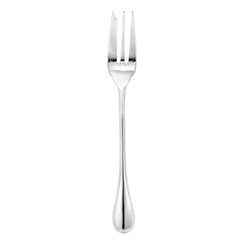 christofle Silver-Plated Serving Fork Perles