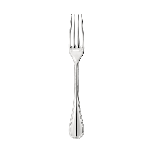 christofle Silver-Plated Standard Fork Perles