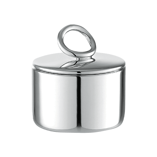christofle Silver-Plated Sugar Bowl Vertigo