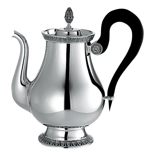 christofle Silver-Plated Teapot Malmaison