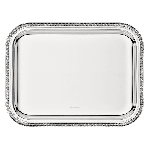 christofle Silver-Plated Tray 10 x 8 in Malmaison