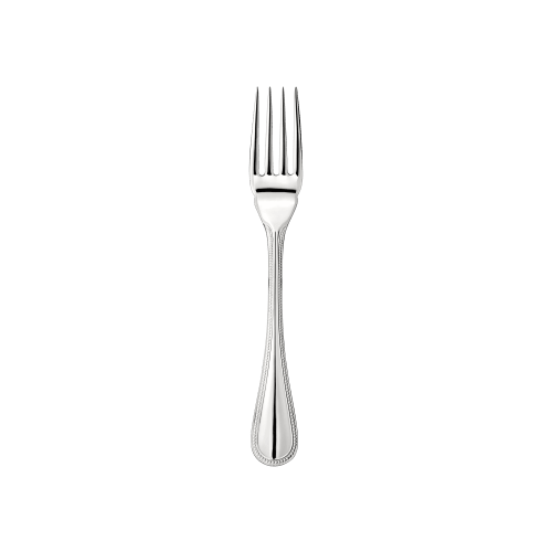 christofle Stainless Steel Fish Fork Steel Perles