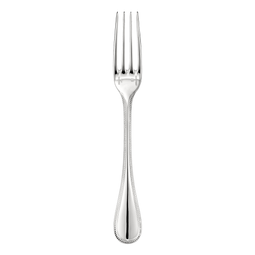 christofle Sterling Silver Dinner Fork Perles