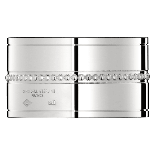 christofle Sterling Silver Napkin Ring Perles