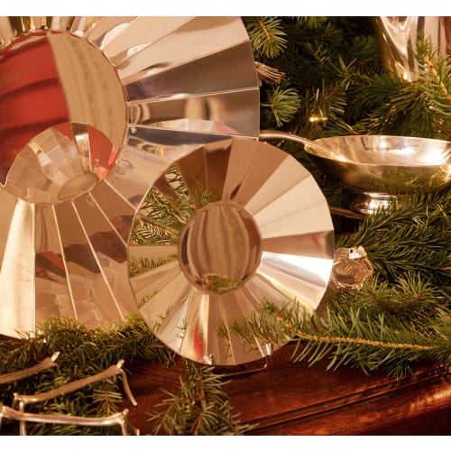 christofle Vintage Silvered Bowl Facette