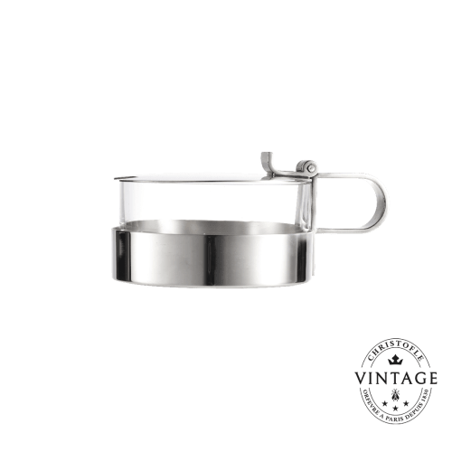 christofle Vintage Silvered Cheese Server Venise