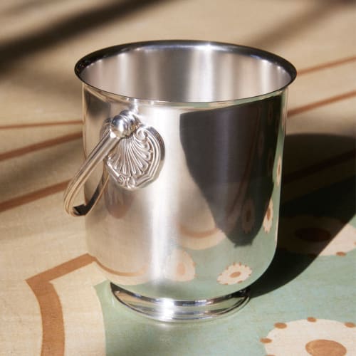 christofle Vintage Silvered Ice Bucket Ormesson