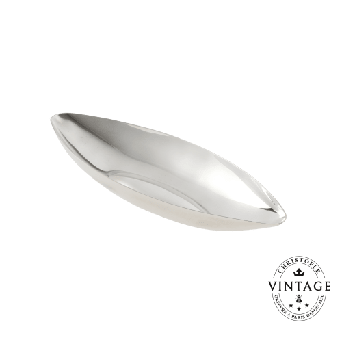 christofle Vintage Silvered Oval Bowl Nice