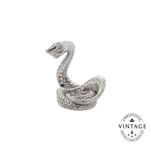 christofle Vintage Silvered Snake Lumière d'Argent