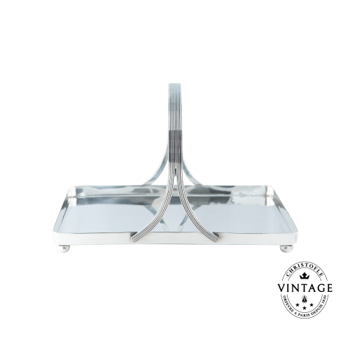 christofle Vintage Silvered Square Rack Filets