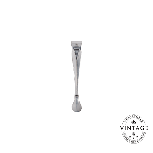 christofle Vintage Silvered Sugar Tong Atlantide
