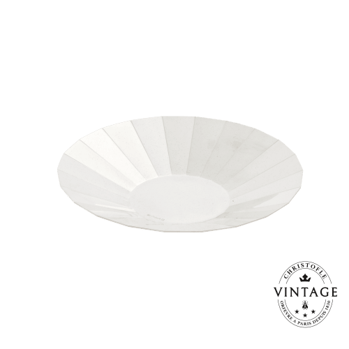 christofle Vintage Silvered XL Centerpiece Facette