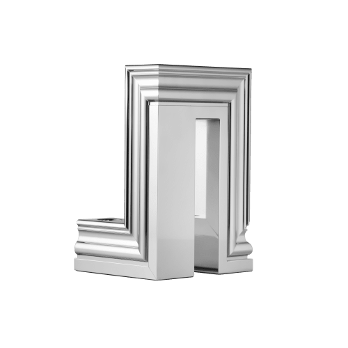 christofle Chrome Aluminium 2-light Candelabra Perspectives