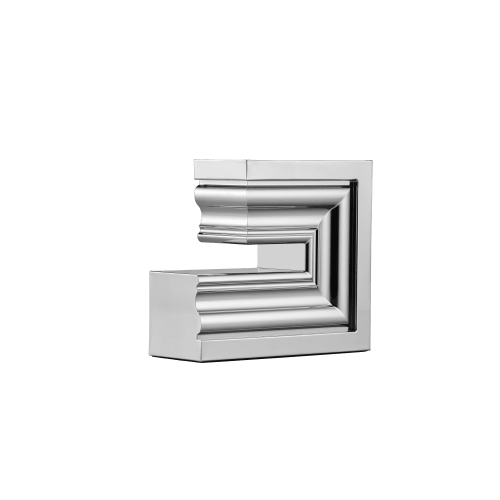 christofle Chrome Aluminium Large Candle Holder N°2 Perspectives