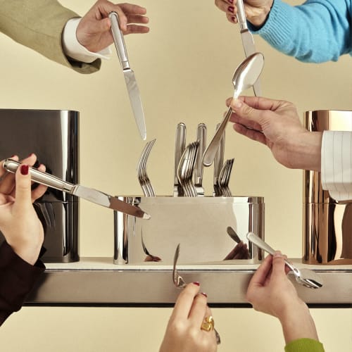 christofle Compose your set with the Stainless Steel case Concorde Variations