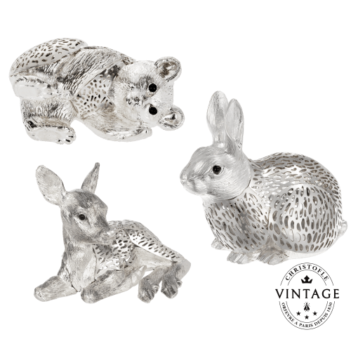 christofle Compose your Vintage Silver Forest Set Lumière d'Argent