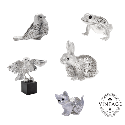 christofle Compose your Vintage Silvered Lumière d'Argent Set Lumière d'Argent