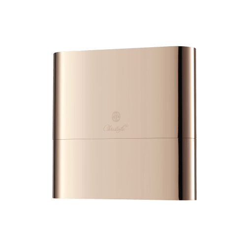 christofle Copper Stainless Steel Case - 24-piece stainless steel (sold empty) Concorde Variations