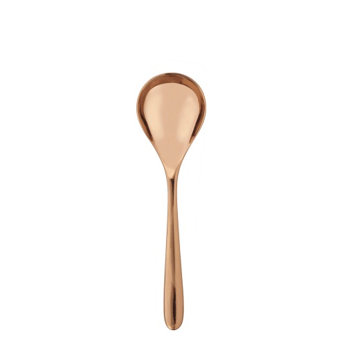 christofle Copper Stainless Steel Cream Soup Spoon L'Âme de Christofle