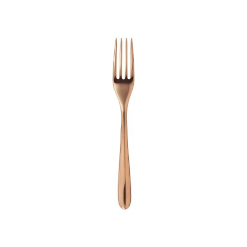 christofle Copper Stainless Steel Dessert Fork L'Âme de Christofle