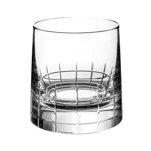 christofle Crystal Old Fashioned Glass/Tumbler Graphik
