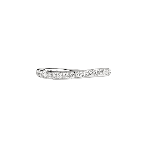 christofle Diamond & White Gold Wedding Band Idole de Christofle