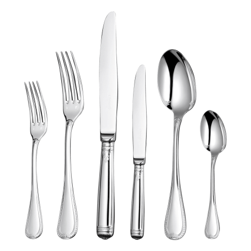 christofle Flatware set for 12 people (110 pieces) with chest Malmaison