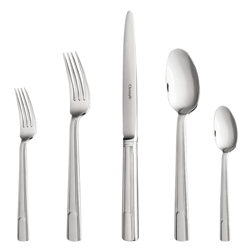 christofle Flatware set for 6 people (36 pieces) Hudson Stainless Steel Hudson